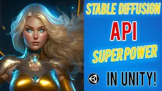 Rapid setup to use your Stable diffusion API super power in Unity (project available on GitHub)!
