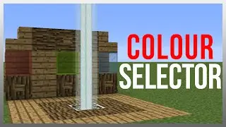 Minecraft 1.12: Redstone Tutorial - Beacon Colour Selector!