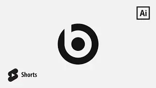 Basic Geometric Logo in Adobe Illustrator #shorts