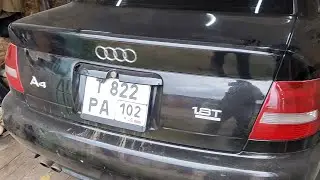 Первый пуск AUDI A4 B5 после двухмесячного простоя