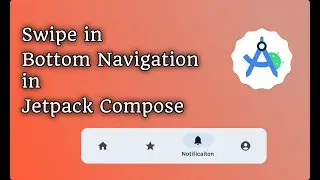 Swipe in Bottom Navigation in jetpack compose :: Android studio Kotlin 