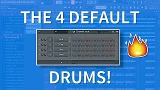 MAKING A BEAT WITH THE 4 DEFAULT FL STUDIO DRUMS!! (making a beat from scratch)