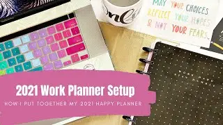 2021 Work Planner Set-up - Happy Planner - MAMBI