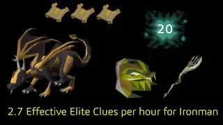 [Patched] Ironman 2.7 Elite Clues per hour Effectively  - Collection Log Degen