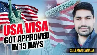 USA VISIT VISA GOT APPROVED IN 15 DAYS  HUSBAND AND WIFE 2023