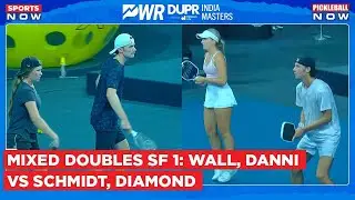 PWR DUPR India Masters SF 1: Wall and Danni's Epic Victory Over Schmidt and Diamond!