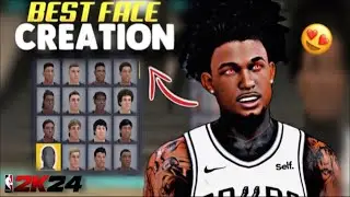 The BEST LOCKDOWN FACE CREATION! in NBA 2K24  COMP STAGE FACE CREATION NBA 2K24!!