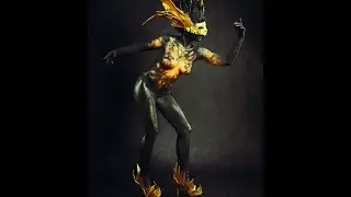 Gold and Black Bodypainting Photo Shoot 12.11.2016