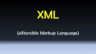 Web Technology: XML