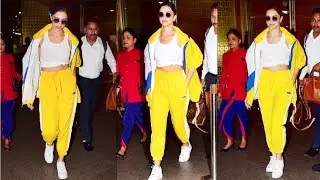 Gorgeous Deepika padukone is back from Bangalore | Biscoot Tv