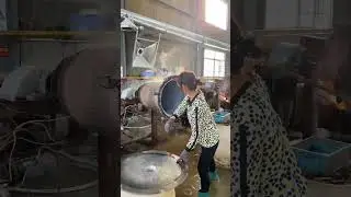Making 150 liters drum 🔥🛢️😍 #shorts #makingbucket #machinework