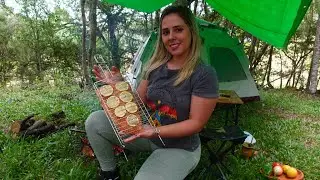 BRAZILIAN ADVENTURE 4K ASMR - Brazilian girl cooking and camping in the rain