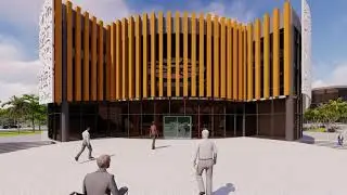 museum design 3d video animation