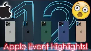 Apple iPhone 12 Event Highlights & Summery - iPhone 12 First Look! New iPhone 12 5G #Apple #iPhone12