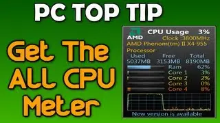 Get The ALL CPU METER - Very Cool Desktop Gadget !! - Rocket Ross