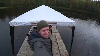 Сентябрьский поход на плоту по реке Шуя до покоса и большого залива.