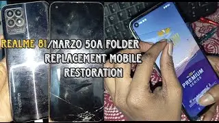 Realme 8i/Narzo 50a Broken LCD touch replacement / how to change realme folder #repair #service