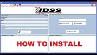 How to install ISUZU G-IDSS II + Update [05.2017]