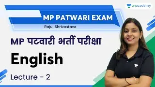 English | L 2 | MP Patwari Exam 2022-23 | Rajul Shrivastava
