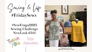 #FridaySews Ep  12 | Weekly Sewing Update | Free Pattern | N6344