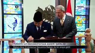 Türkiye İle Endonezya'dan Askeri İşbirliği