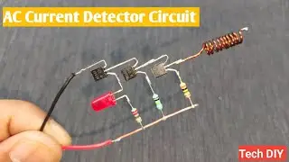 Non Connect AC Current Detector Circuit Project using Bc547 Transistor
