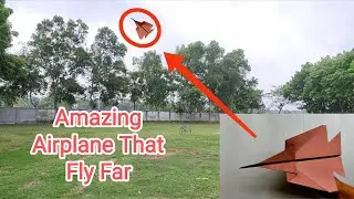 How To Make Paper Fighter Airplane - notebook paper flying plane