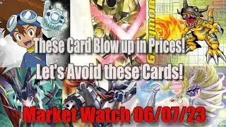 These Cards blow up in Price!  Cards to avoid for now. | Digimon Market Watch