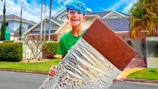 CHOCOLATE GIGANTE NA ROTINA DE PÁSCOA DA FAMÍLIA ROCHA !
