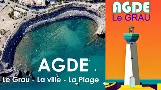 AGDE   Le Grau, La ville, La Plage du Cap