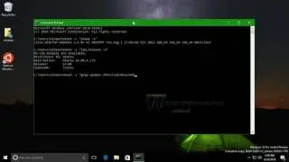 Run a Linux command from cmd.exe prompt in Windows 10