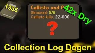 I Killed Callisto 25,000 Times, for a Useless Item ~ Ironman Collection Log Degen E108