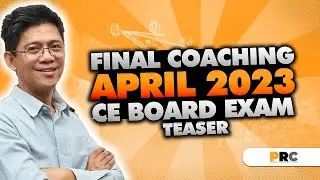 Structural Design Teaser from Final Coaching Program for April 2023 CE Board Exam (PART 2)
