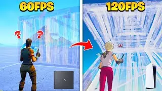 My 3 Month PS4 to PS5 Fortnite Progression + Keyboard & Mouse on Console (60FPS to 120FPS)