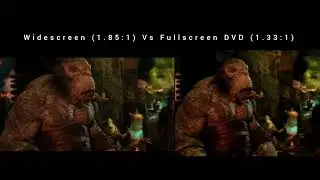 Hellboy II: The Golden Army Widescreen (1.85:1) Vs Fullscreen DVD (1.33:1) Abe Vs Mr. Wink