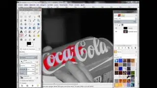 Como deixar foto em preto e branco e uma parte colorida no Gimp