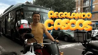 Regalando Cascos AV 1° de mayo