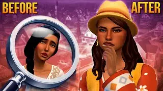 Turning Your Gallery Sim into a Paranormal Investigator | Sims 4 Create A Sim (CAS Makeover)