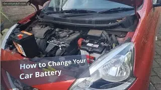 How to Change, Replace Your Car Battery - Nissan Micra IV Example