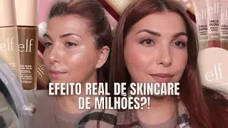 HALO GLOW LIQUID FILTER + PRODUTOS HALOW GLOW DE e.l.f. Cosmetics - PRIMEIRAS IMPRESSÕES