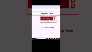 How to Merge Multiple PDF files in one single file - shorts