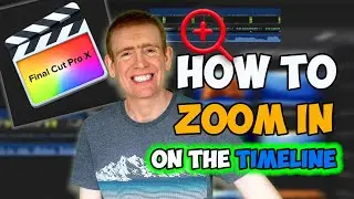 Final Cut Pro - HOW TO ZOOM IN ON A CLIP // VERY FAST Using Shortcuts!