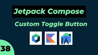 😍 #38 Custom Toggle Button in Jetpack Compose hindi.