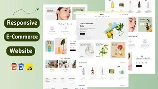 How To Create an E-Commerce Website Using HTML, CSS & JS from Scratch 🛍️🛒