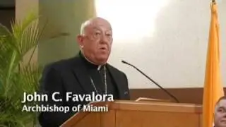 Archbishop John C. Favalora announces his retirement