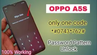 Oppo A5s hard reset and frp bypass