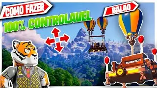 COMO FAZER UM BALÃO 100% CONTROLAVEL NO LEGO FORTNITE