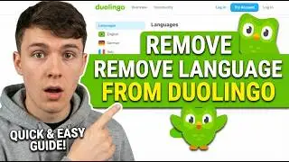 How to Remove Language from Duolingo | Delete Language Course