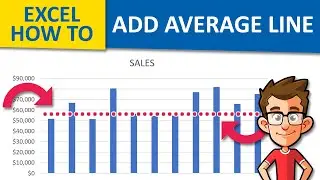 How to add an Average Line to a Chart in Microsoft Excel