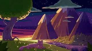 Purrple Cat - Mellow Skies